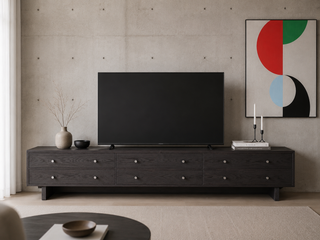 میز تلویزیون لنو آرت مدل Dark Linear کشودار
